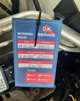 Peugeot 308 cena 51600 przebieg: 112000, rok produkcji 2019 z Kisielice małe 562